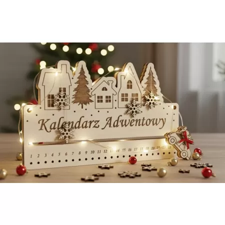 Kalendarz Adwentowy - ruchome autko